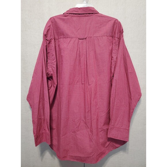 Antigua Florida State University Seminoles Cotton Blend Red Check Button-Up XL - Picture 6 of 7